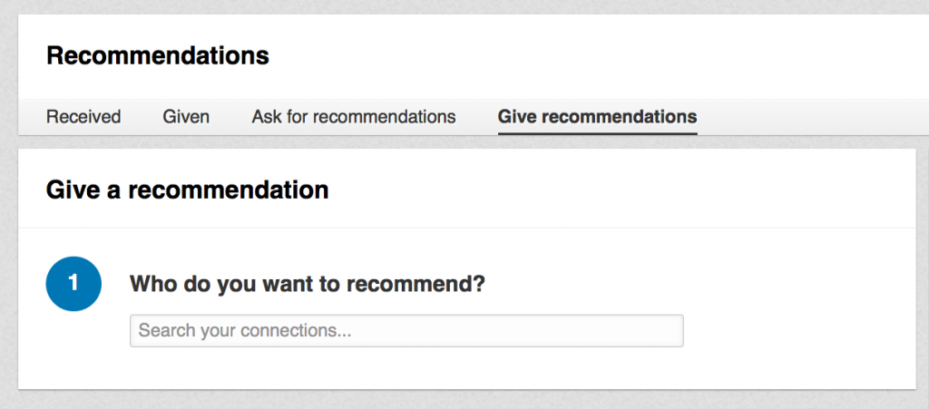 Recommendations