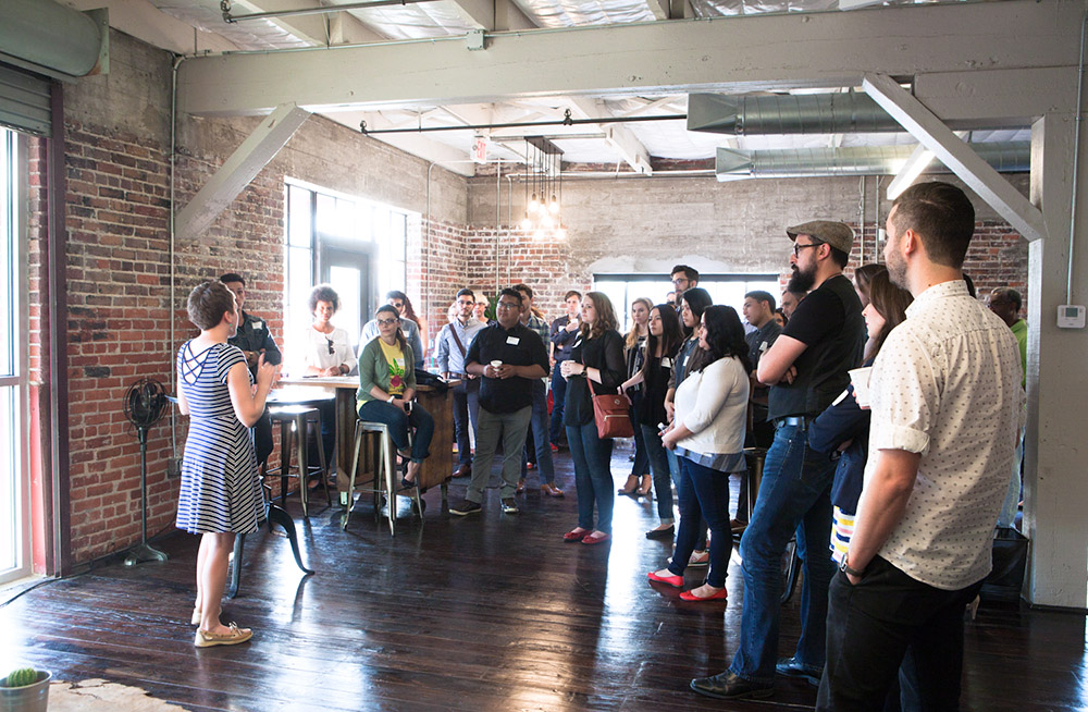 This year's Design Loop kickoff was hosted by NUU Group on Tuesday. Photo by Shaoshao Chen